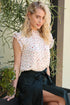 Heidi Chiffon  Top - Funfetti Print